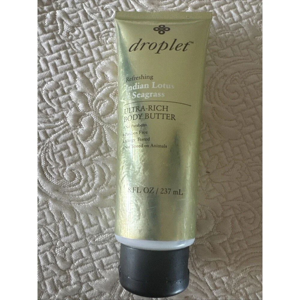Droplet Ruby Red Grapefruit+Neroli hand cream, Indian Lotus+Seagrass Body Butter
